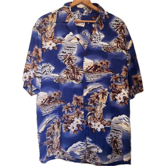 Hilo Hattie Men's Shirt XL The Hawaiian Original Camp Button Up - Picture 1 of 8